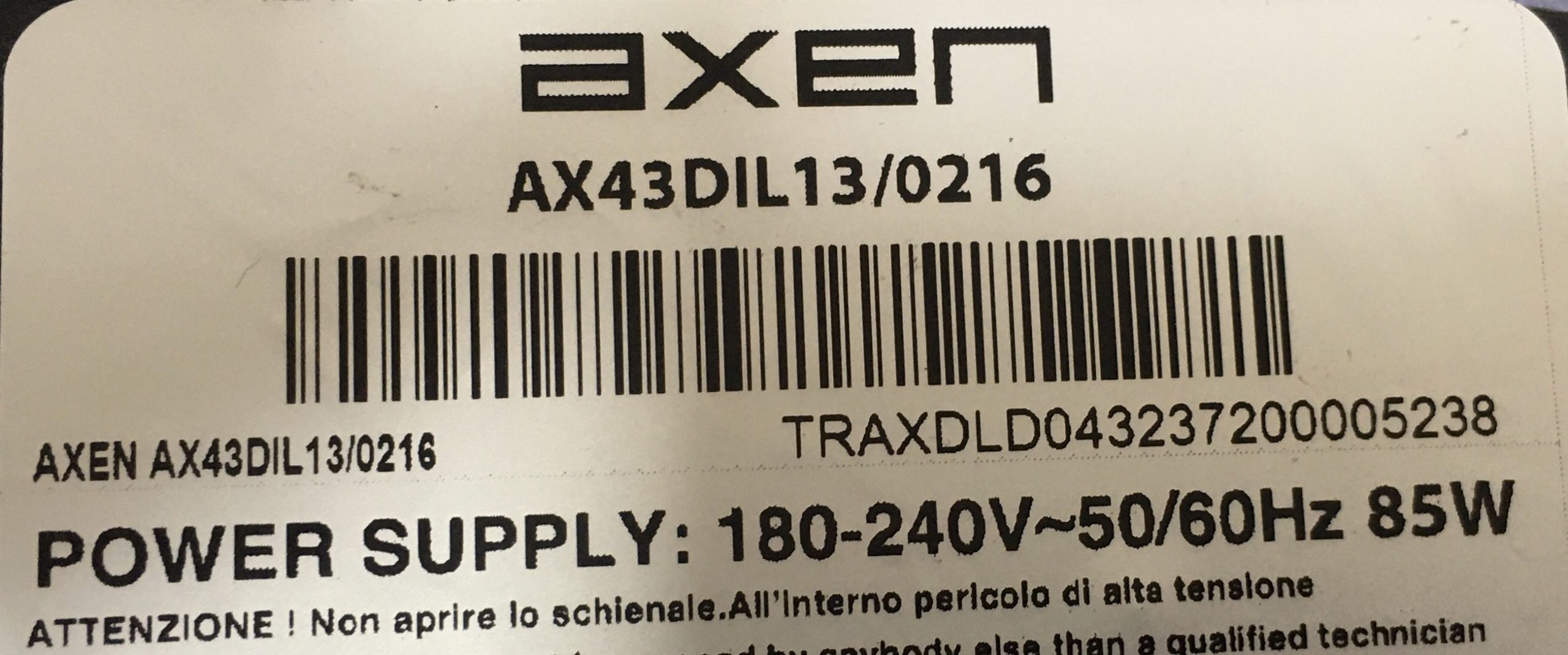 AXEN AX43DIL13/0216 LVDS KABLO - Televizyon Parçaları, Televizyon Parçası